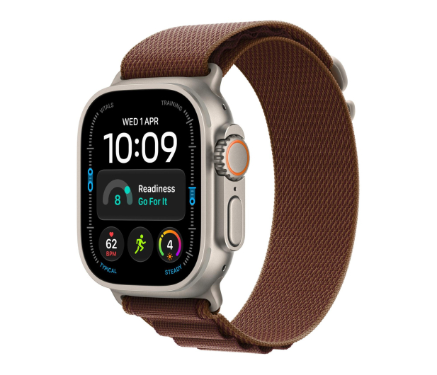 Apple 49mm Burgundy Alpine Loop - Small - Natural Titanium Finish - 1594213 - zdjęcie 2